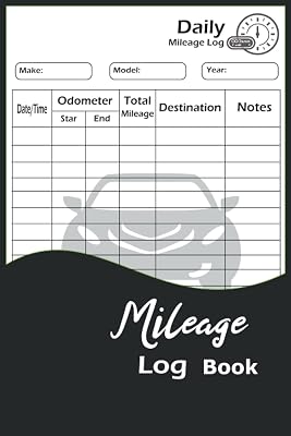 Mileage Log Book: Dated : January 2022-December 2022,Auto mileage tracker