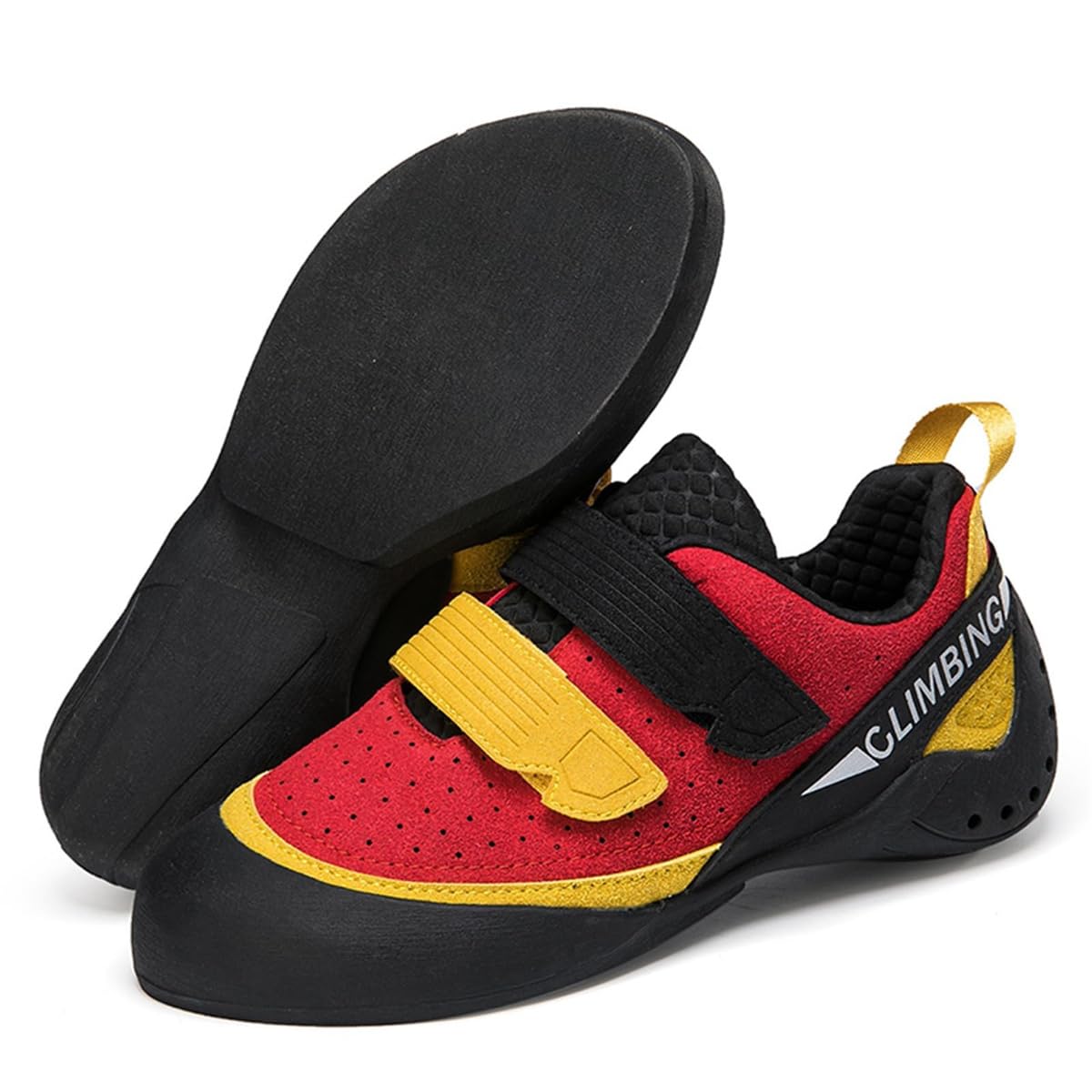 Kids Teenagers Beginner Rock Climbing Shoes For Sport & Gym, Ladies Lightweight Breathable Mesh Indoor Bouldering Shoes_vogvips.com