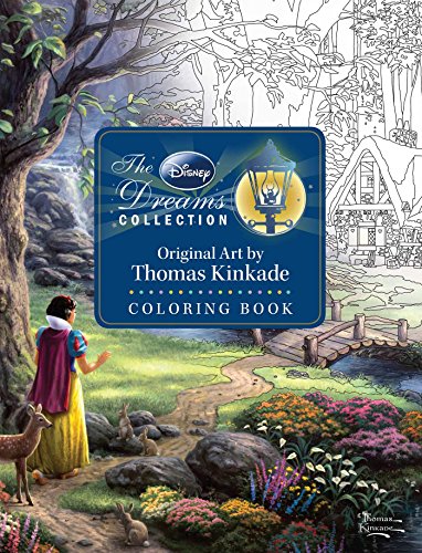 The Disney Dreams Collection Original Art by Thomas Kinkade Coloring Book