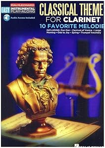 Classical Themes - 10 Favorite Melodies: Clarinet Easy Instrumental Play-Along Book with Online Audio Tracks (Hal Leonard Easy Instrumental Play-Along)