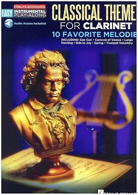 Classical Themes - 10 Favorite Melodies: Clarinet Easy Instrumental Play-Along Book with Online Audio Tracks (Hal Leonard Easy Instrumental Play-Along)