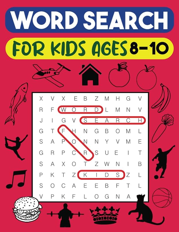 Word Search for Kids Ages 8-10: 100 word search puzzles, Learn Vocabulary and Improve Reading Skills, Medium to Hard, Fun and Educational Word Search (8.5"x11") Inches With 100 Pages by Zouhair's Word Seek Book