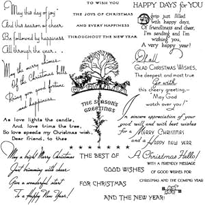 Fresh 20 Christmas Card Verse Stamps