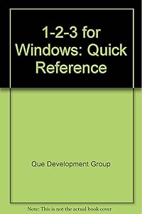 One-Two-Three for Windows Quick Reference