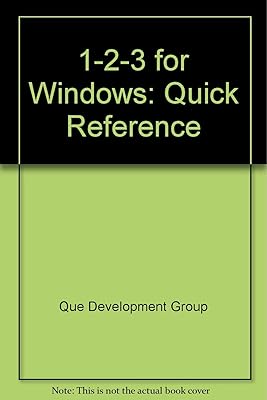 One-Two-Three for Windows Quick Reference
