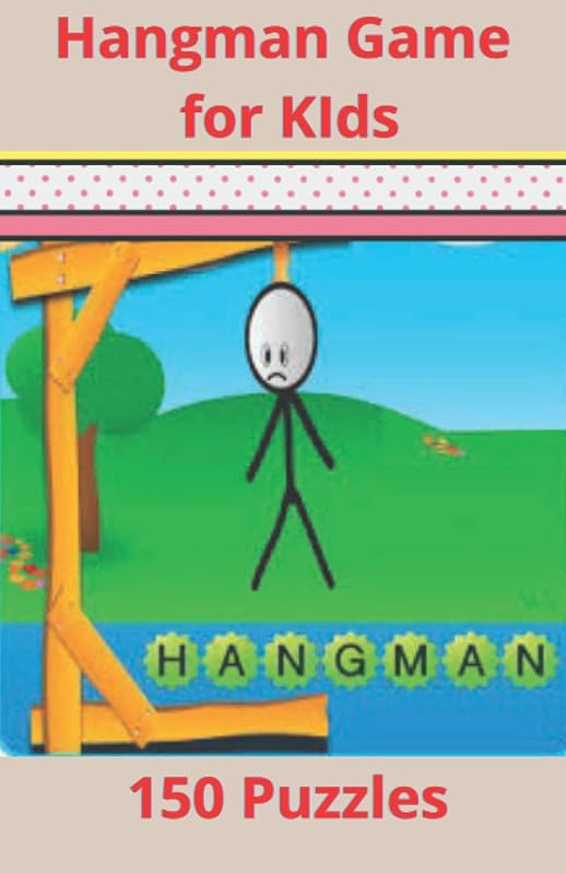 Hangman Game Book: for Kids, Travel sized Puzzle Book by Activity Books