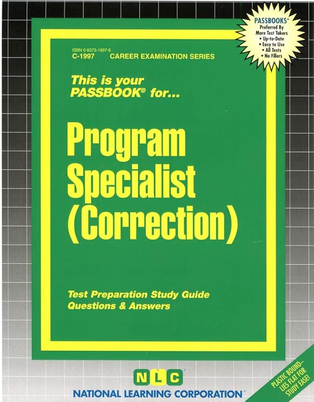 Program Specialist: Correction (Career Examination Series) by National Learning Corporation