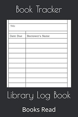 Library Log Book: Books Read