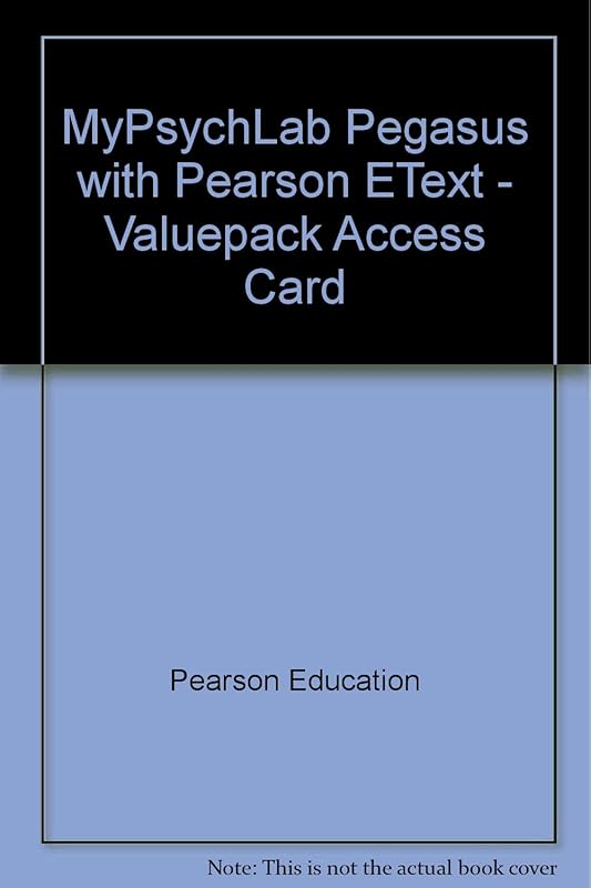 MyPsychLab Pegasus by Prentice Hall