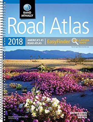 2018 Rand McNally EasyFinder® Midsize Road Atlas