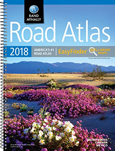 2018 Rand McNally EasyFinder® Midsize Road Atlas by Rand McNally and Company