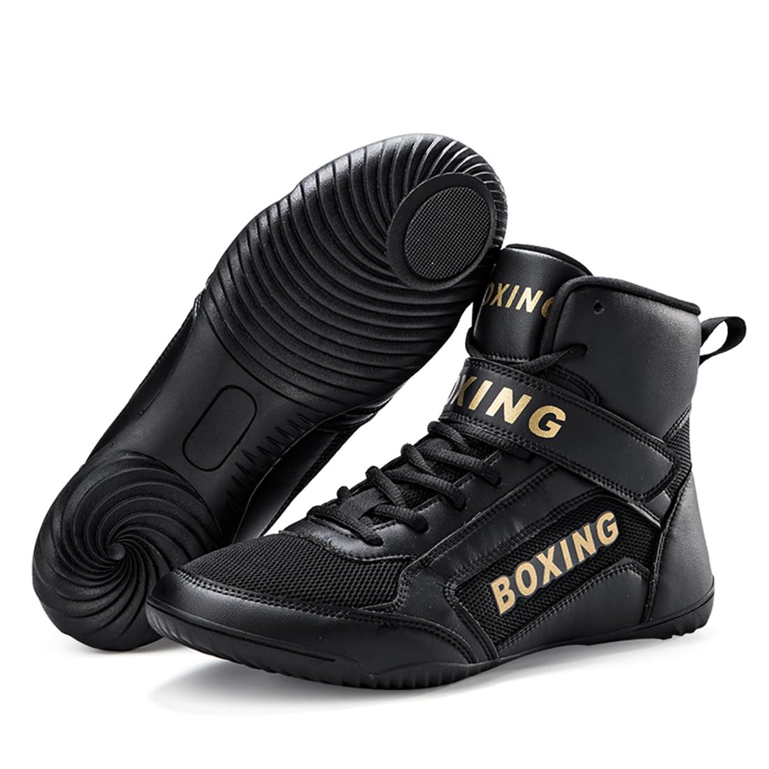 Unisex Wrestling Boxing Sneakers, Youth Bodybuilding Kickboxing Fitness Shoes Lightweight Cross-Trainer Sneakers For Men And Women_vogvips.com