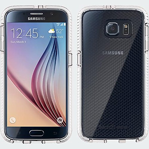 Tech21 Evo Check for Samsung Galaxy S 6 - Clear/White Brand New Retail Package