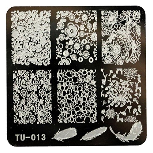 Willtoo 2016 DIY Nail Art Image Stamp Stamping Plates Manicure Template 04