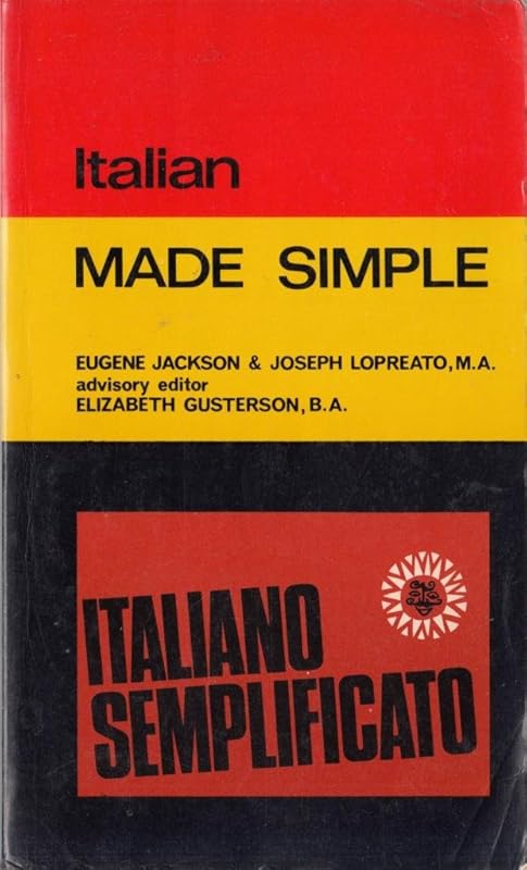 Italian (Made Simple Books) by Eugene B. Jackson