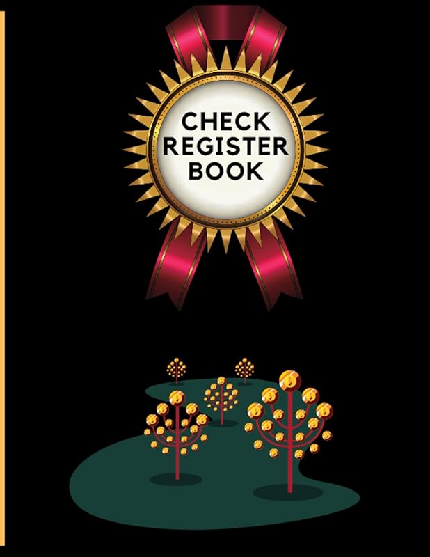 Check register book / organize your finances in this book / Check and Debit Card Register / Money is flowing to me in many ways! / gift for ... accountant women / gift for accountant men by LOVE & SOUL