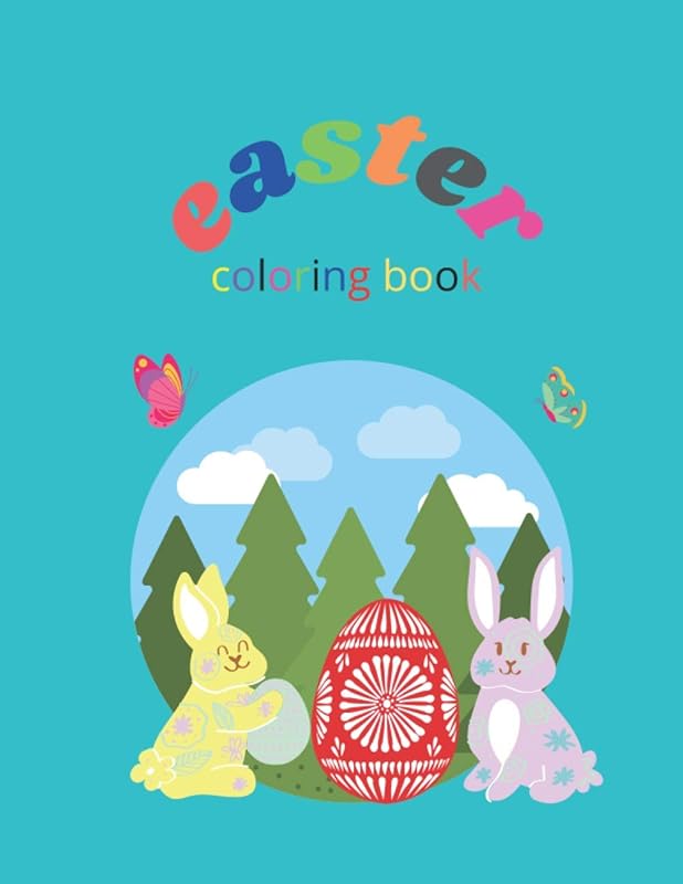 easter coloring book by Yo