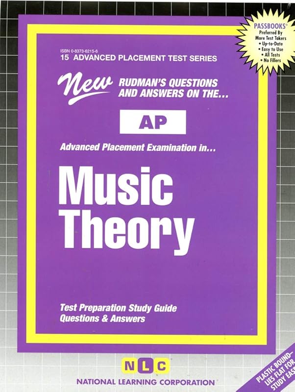 MUSIC THEORY *Includes CD (Advanced Placement Test Series) (Passbooks) (ADVANCED PLACEMENT TEST SERIES (AP)) by National Learning Corporation