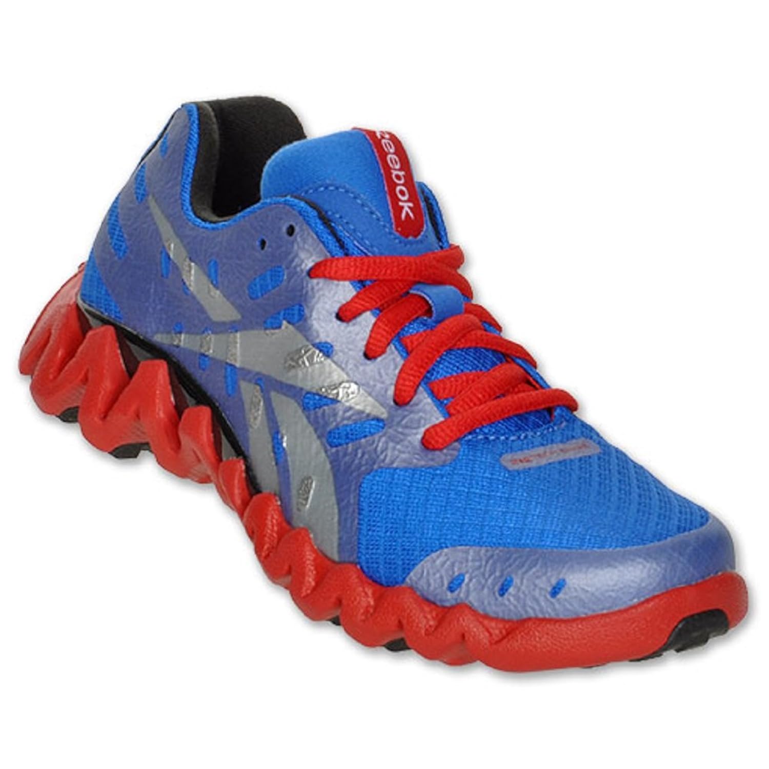 

Reebok Junior Zigtech Shark, Vital Blue/Red/Black, 4
