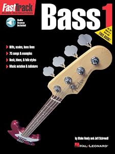 FastTrack Bass Method - Book 1 (Book/Online Audio) (Fasttrack Series) by Jeff Schroedl