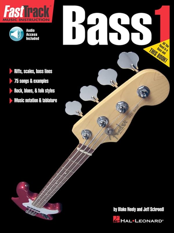 FastTrack Bass Method - Book 1 (Book/Online Audio) (Fasttrack Series) by Jeff Schroedl