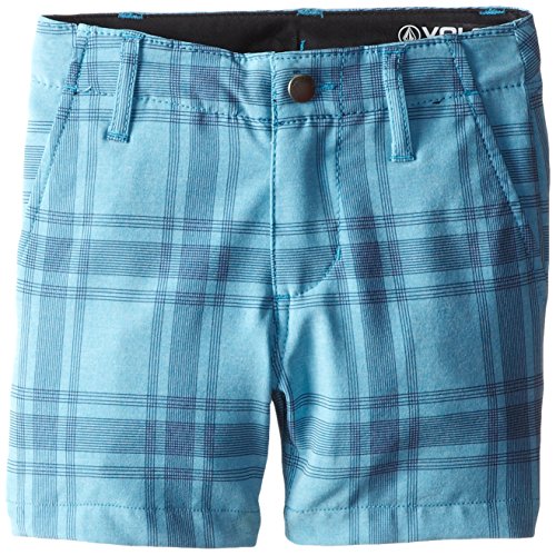 Volcom Little Boys' Frickin Static Plaid Hybrid Short