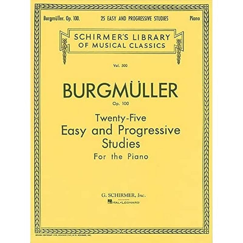Twenty-Five Easy and Progressive Studies for the Piano, Op. 100: Schirmer Library of Classics Volume 500 Piano Solo by Louis Oesterle