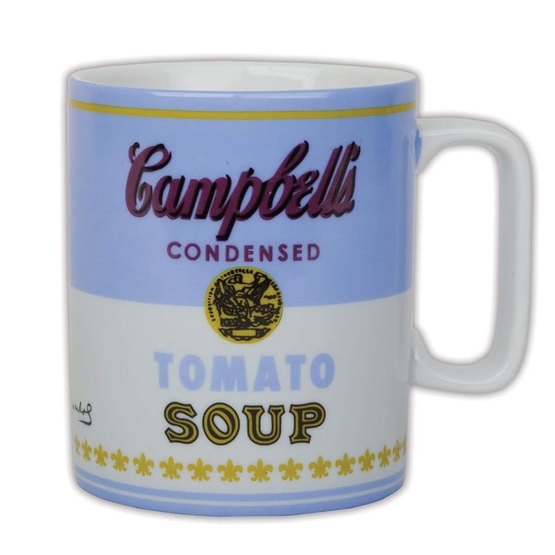 Andy Warhol Campbell's Soup Blue Mug by Galison