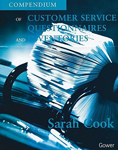 Compendium of Customer Service Questionnaires and Inventories by Sarah Cook