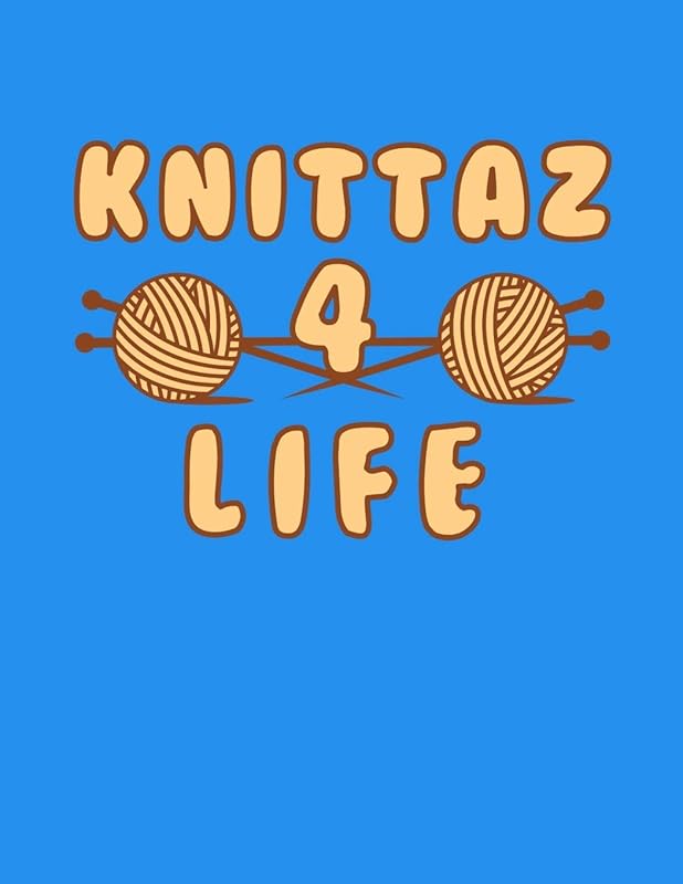 Knittaz 4 Life: 120 Pages of Knitting Graph Paper 4:5 Ratio by Irreverant Publishing