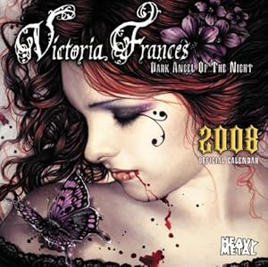 Victoria Frances Dark Angel of the Night 2008 Calendar by Heavy Metal Magazine