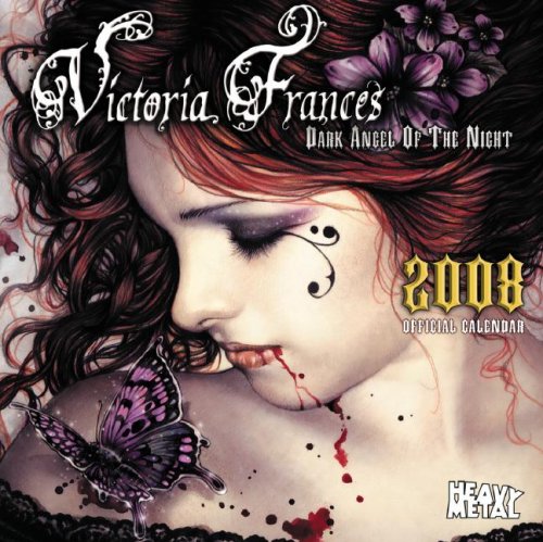 Victoria Frances Dark Angel of the Night 2008 Calendar by Heavy Metal Magazine