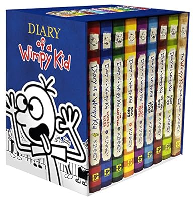Diary of a Wimpy Kid Box of Books 1-8 + The Do-It-Yourself Book