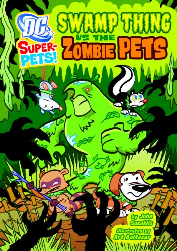 Swamp Thing vs the Zombie Pets by John Sazaklis
