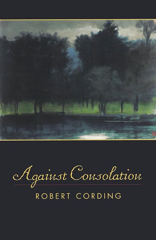 Against Consolation by Robert Cording
