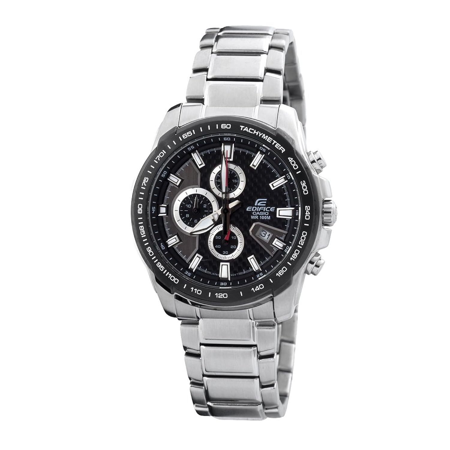 casio mens ef563db-1av "edifice" stainless steel watch