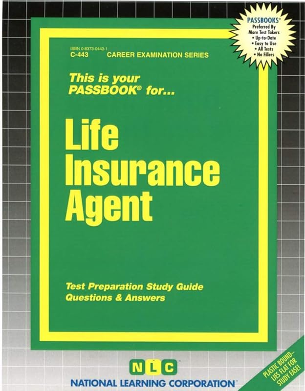 Life Insurance Agent(Passbooks) (Career Examination Series) by National Learning Corporation