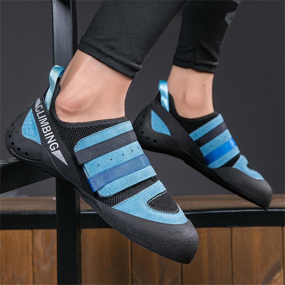 Rock Climbing Shoes For Women, Non-Slip Indoor Training Footwear Lightweight Breathable Biking Beginners Bouldering Sneakers_vogvips.com