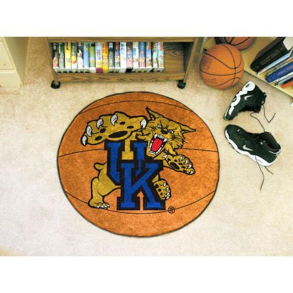 

Fanmats Kentucky Wildcats Basketball-Shaped Mat