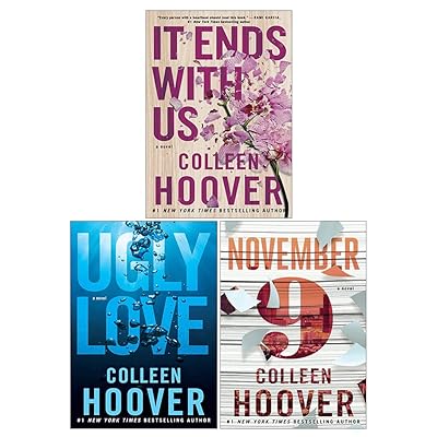 Colleen Hoover 3 Books Collection Set (November 9, Ugly Love, It Ends with Us)