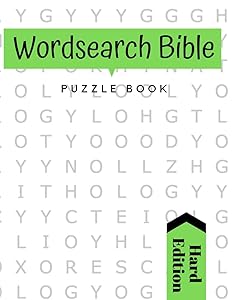 Word Search Bible Puzzle Book: Large Print: Featuring Bible Word Find Puzzles based on words fond in the Bible by Dr Christian Word