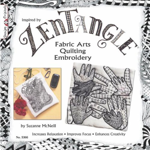 #5366 Zentangle Fabric Arts by Suzanne McNeill