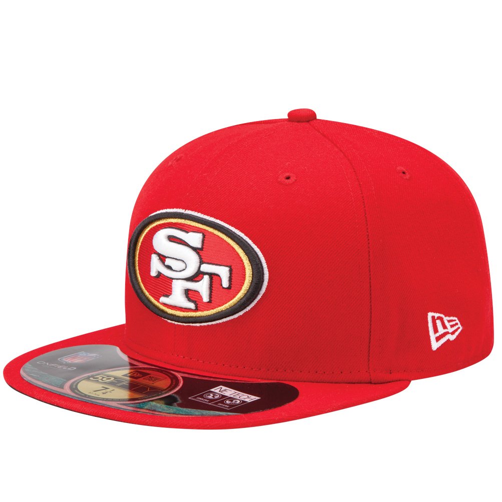 

San Francisco 49ers On-Field 59Fifty Red Fitted Sideline Hat Hat Size: 7"