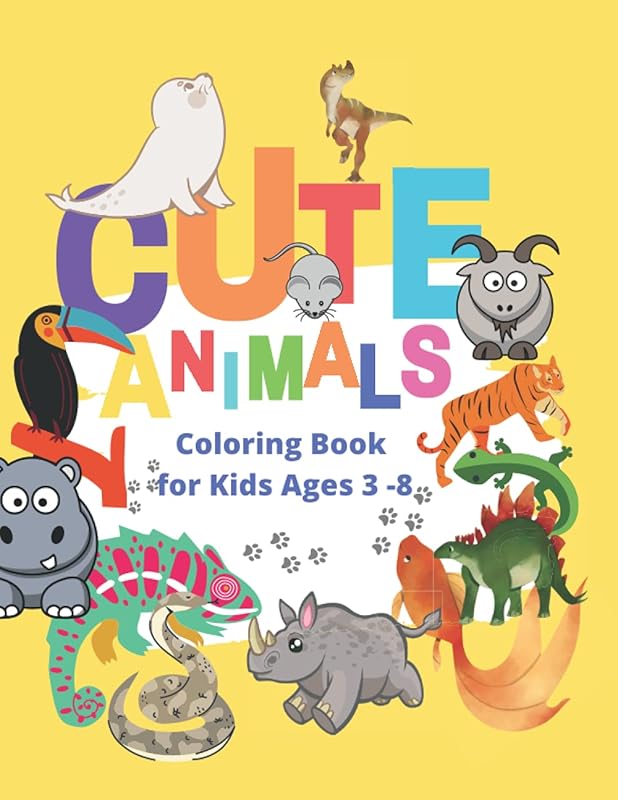 Cute Coloring Books For Kids Ages 3-8 by 22 Coloring Books