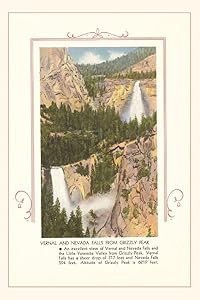 The Vintage Journal Vernal and Nevada Falls, Yosemite (Pocket Sized - Found Image Press Journals)