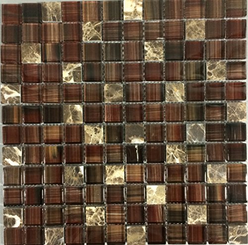 Algopix Similar Product 4 - kerdecora Oshawa Glass Mosaic