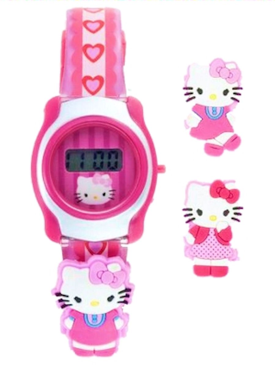 

Hellow Kitty LCD Watch with Slide-ON Characters