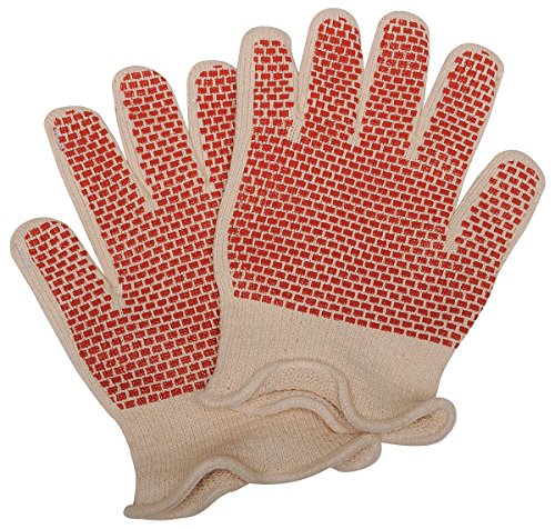 Algopix Similar Product 9 - Heat Resistant Gloves, White/Rust, L, PR