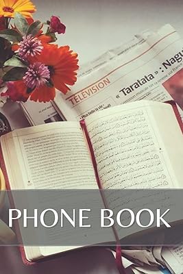 Phone Book: PHB-69-EN-029 - Telephone Book with Alphabet index (names and numbers : Phone/Mobile)
