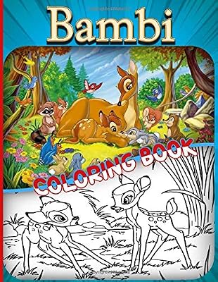 Bambi Coloring Book: Premium Coloring Books For Adults. (Unofficial High Quality)